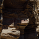 Look close and you can see the ancient paintings